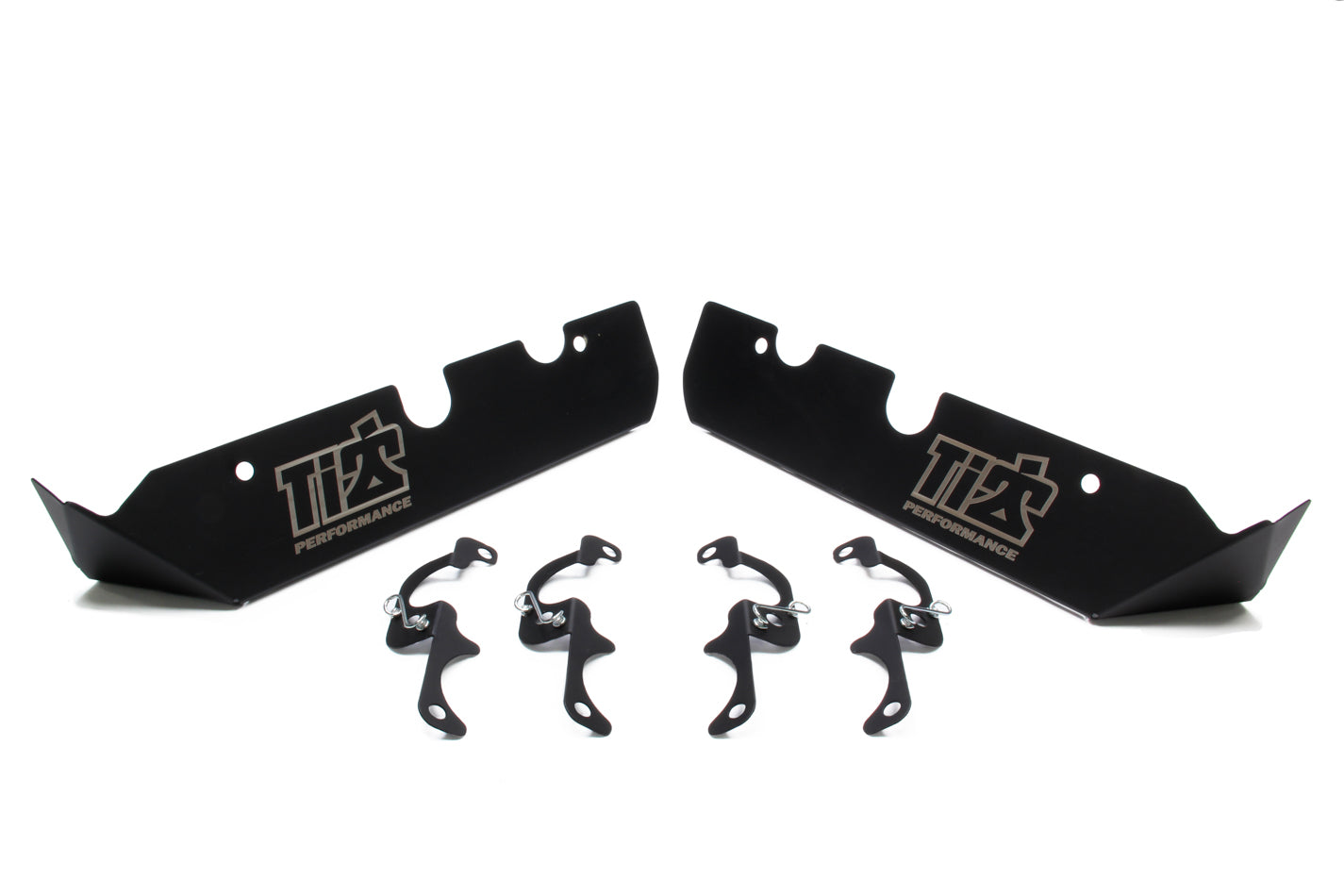 Ti22 Performance Spark Plug Guards Complete Black MPN TIP5100 Sprint Car