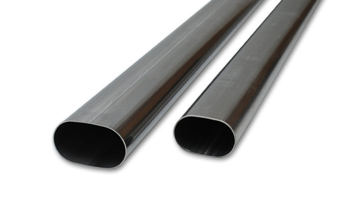 Vibrant Performance 3.5In Oval T304 Stainles Steel Straight Tubing MPN VIB13183