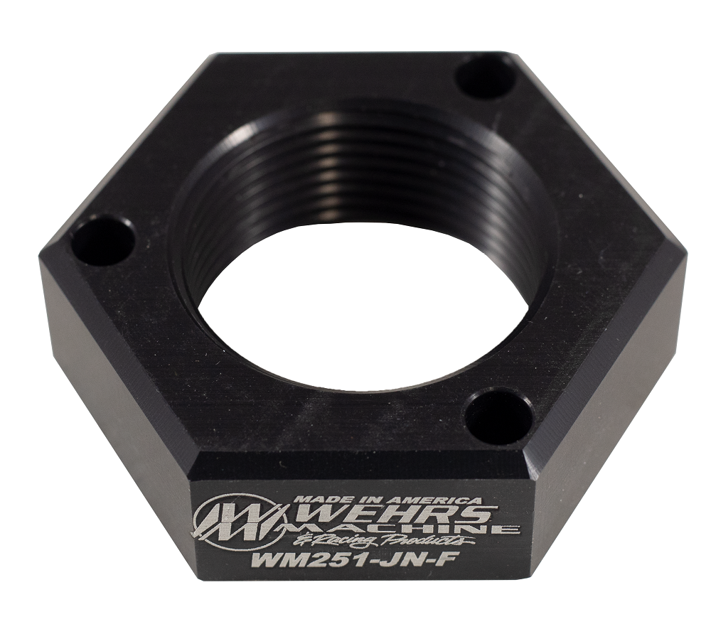 Wehrs Machine Jam Nut for Spring Slider Fine Thread MPN WEHWM251-JN-F