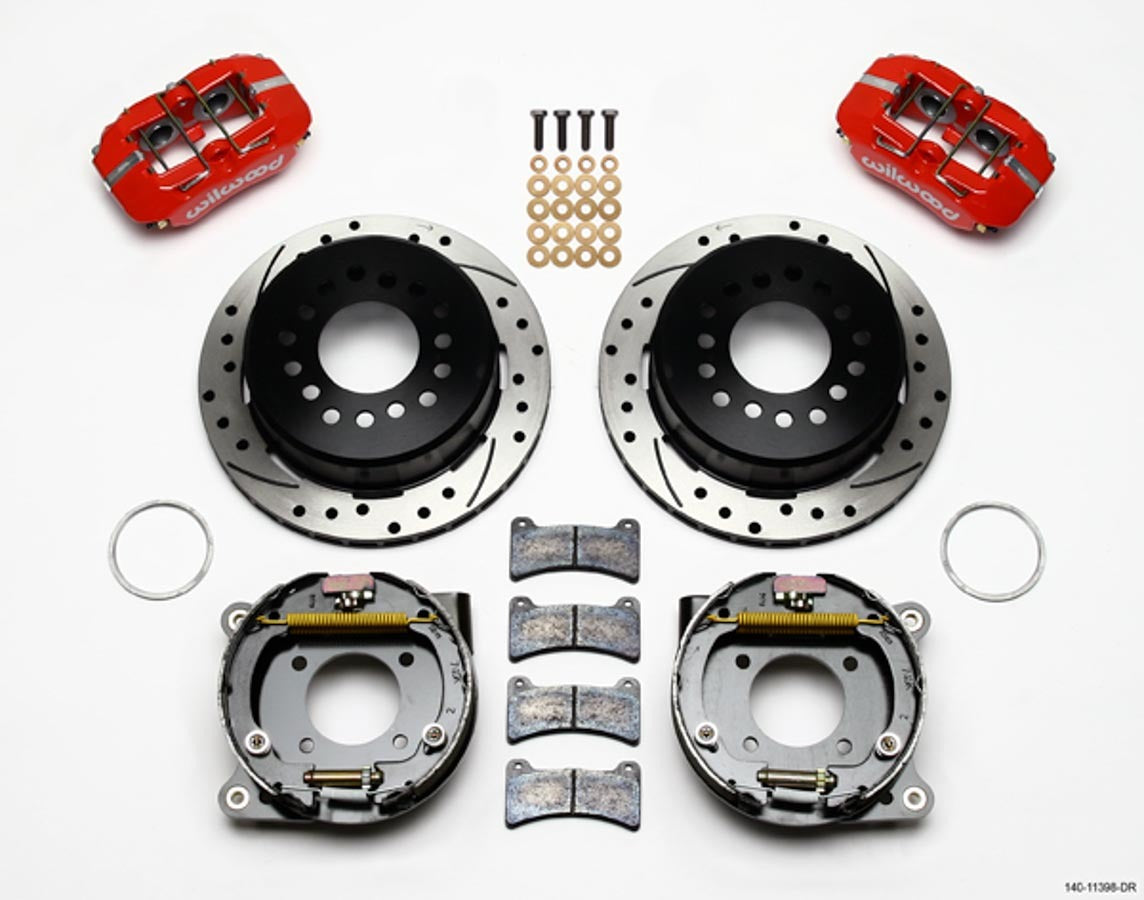 Wilwood Rear Disc Brake Kit 12- Bolt Chevy w/parking Brk MPN WIL140-11398-DR For GM
