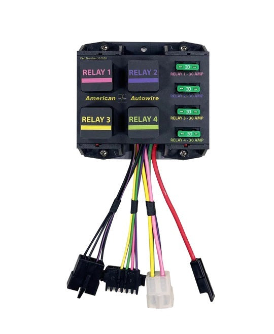 American Autowire Banked Relay System 4 Relays AAW510920