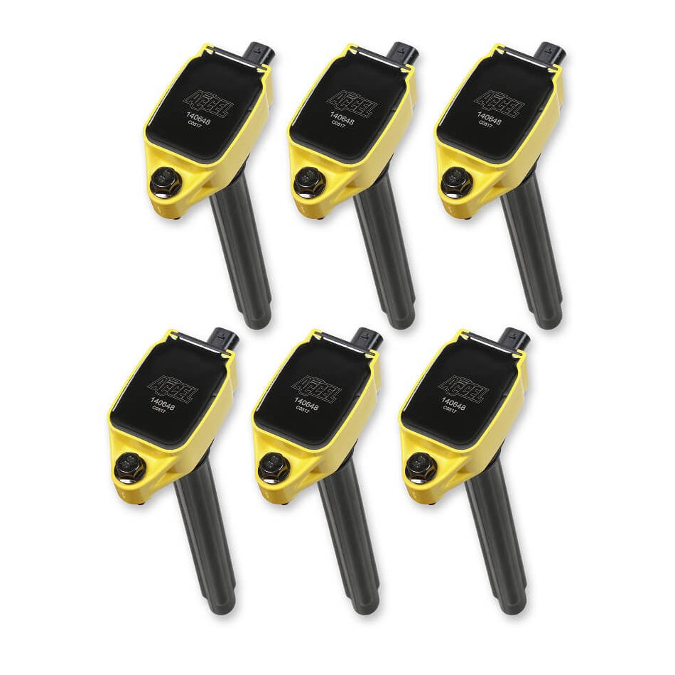 Accel Ignition Coils Six Pack 11-16 Dodge 3.6L MPN ACL140648-6 For Mopar 2011-16