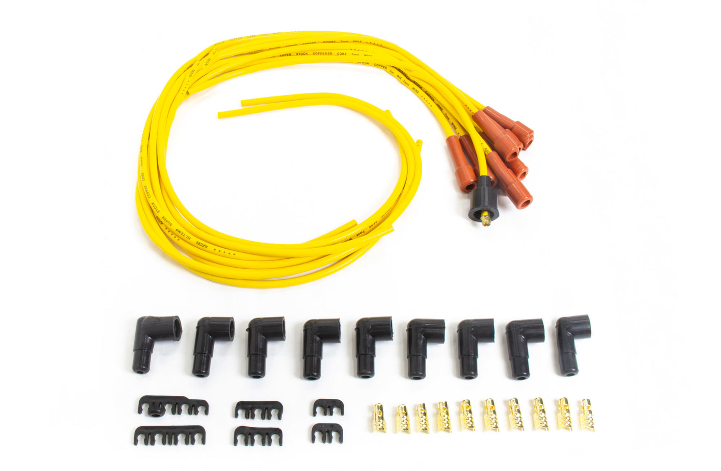 Accel Wire Set 7mm Straight End Copper MPN ACL3008
