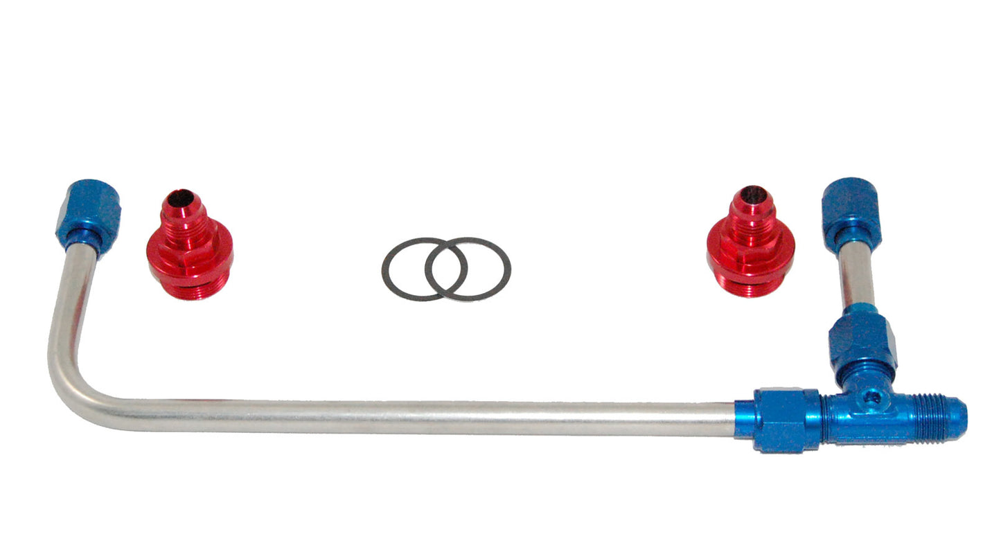 Advanced Engine Design Polished S/S 4150 Carb. Fuel Line Kit AED60945