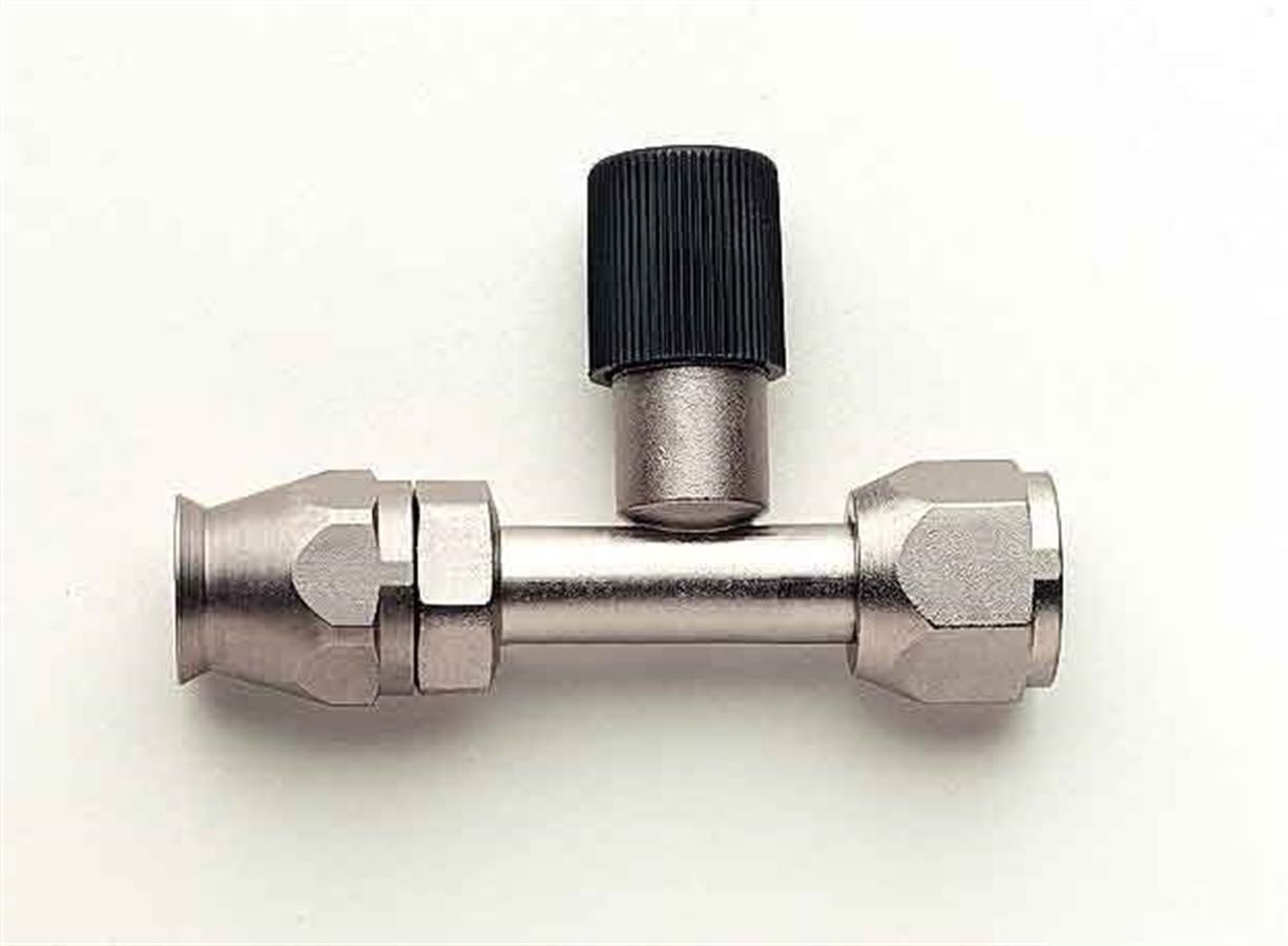 Aeroquip Straight -10 Hose End w/Charge Port AERFCE1814