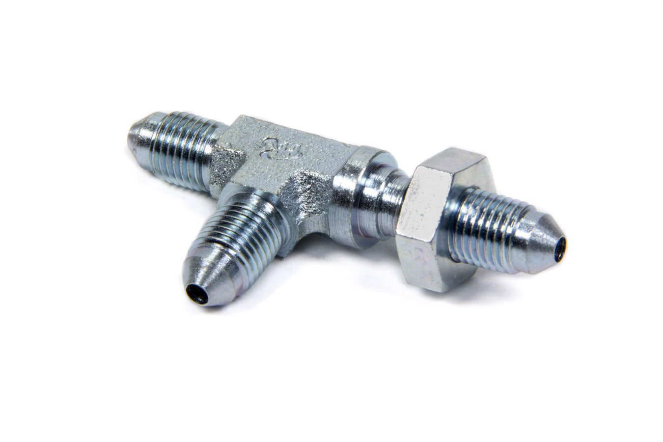 Aeroquip #3 Steel Bulkhead Run Tee Fitting AERFCM2809