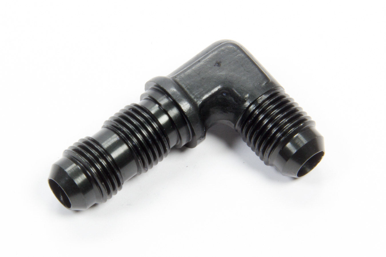 Aeroquip #6 Flare 90 Deg Bulkhead Union Black AERFCM5082