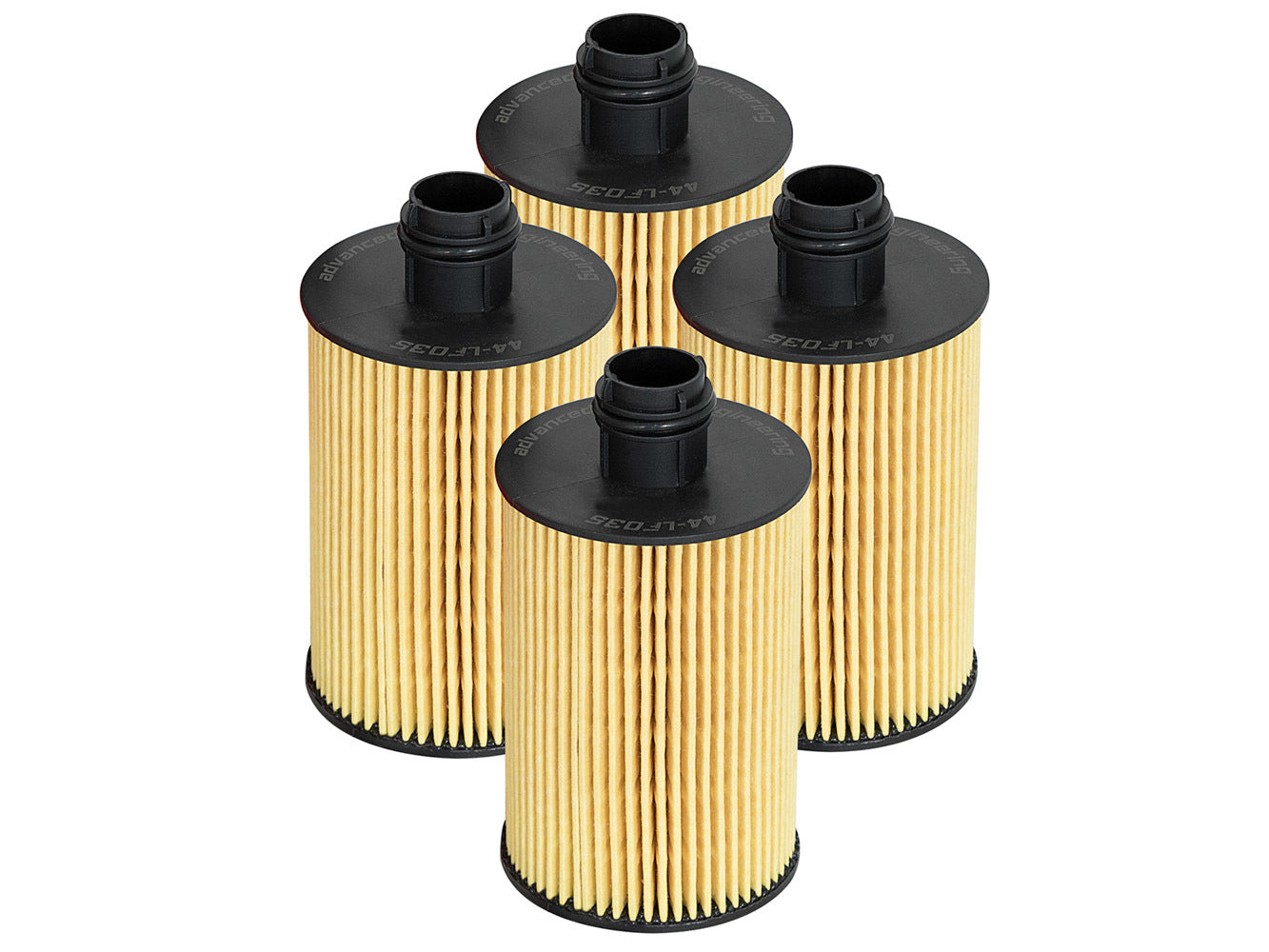 Afe Power Pro GUARD HD Oil Filter 4 Pack MPN AFE44-LF035-MB For Dodge Fullsize Truck RAM 2014-15