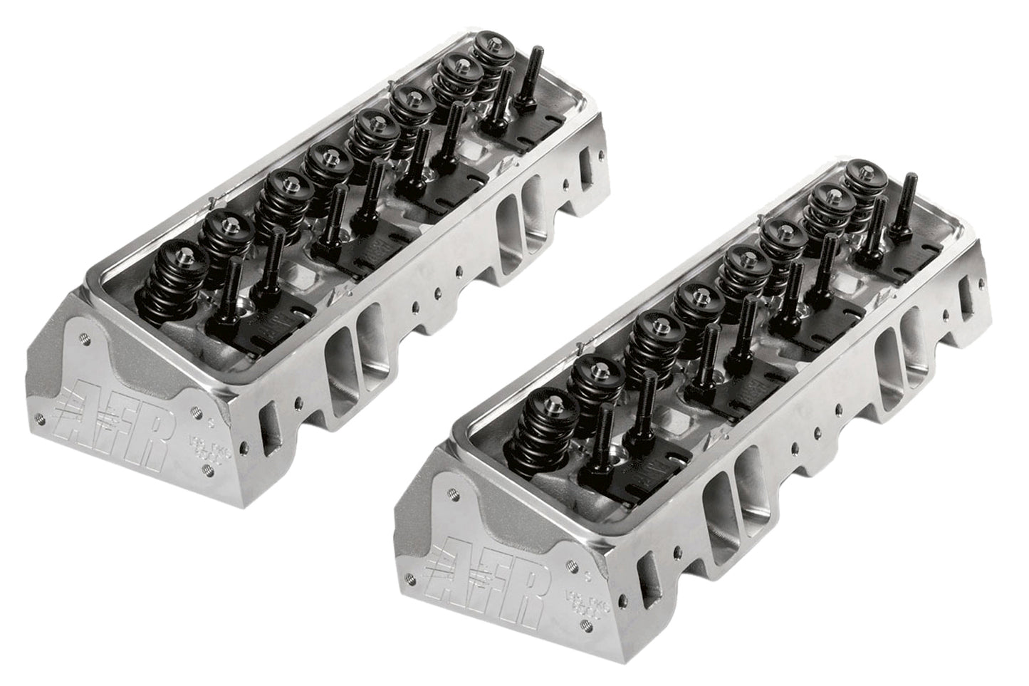 Air Flow Research SBC 227cc Alum CNC Heads Eliminator Race 75cc MPN AFR1120 For Chevy