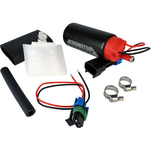 Aeromotive 340 Stealth Fuel Pump - Offset Inlet - Inline MPN AFS11542 Stealth
