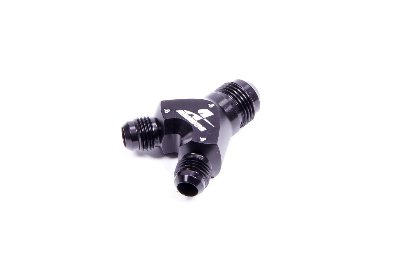 Aeromotive Y-Block Fitting - 8an to 2 x -6an MPN AFS15673