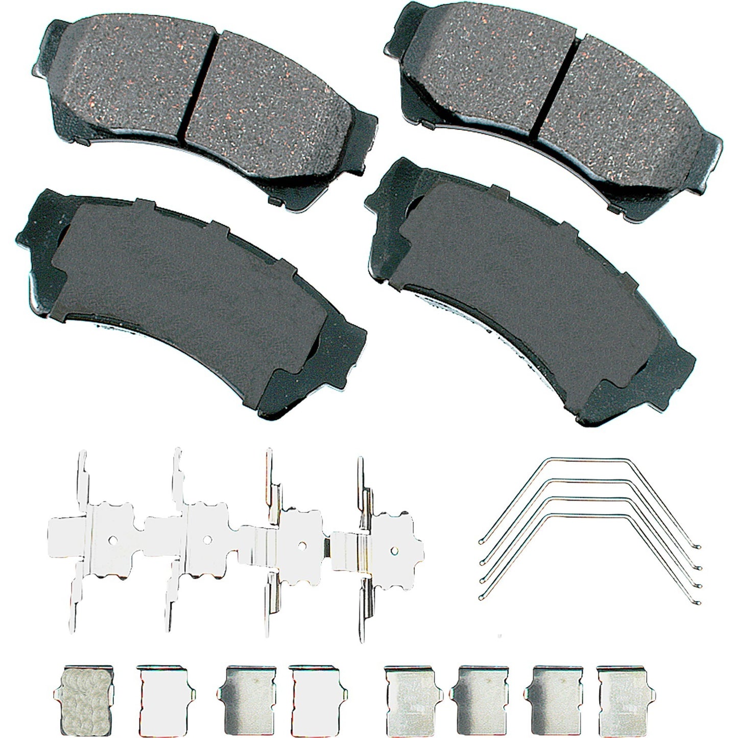 Akebono Brake Corporation Brake Pad Front Ford Fusion 06-12 Lincoln MKZ AKEACT1164
