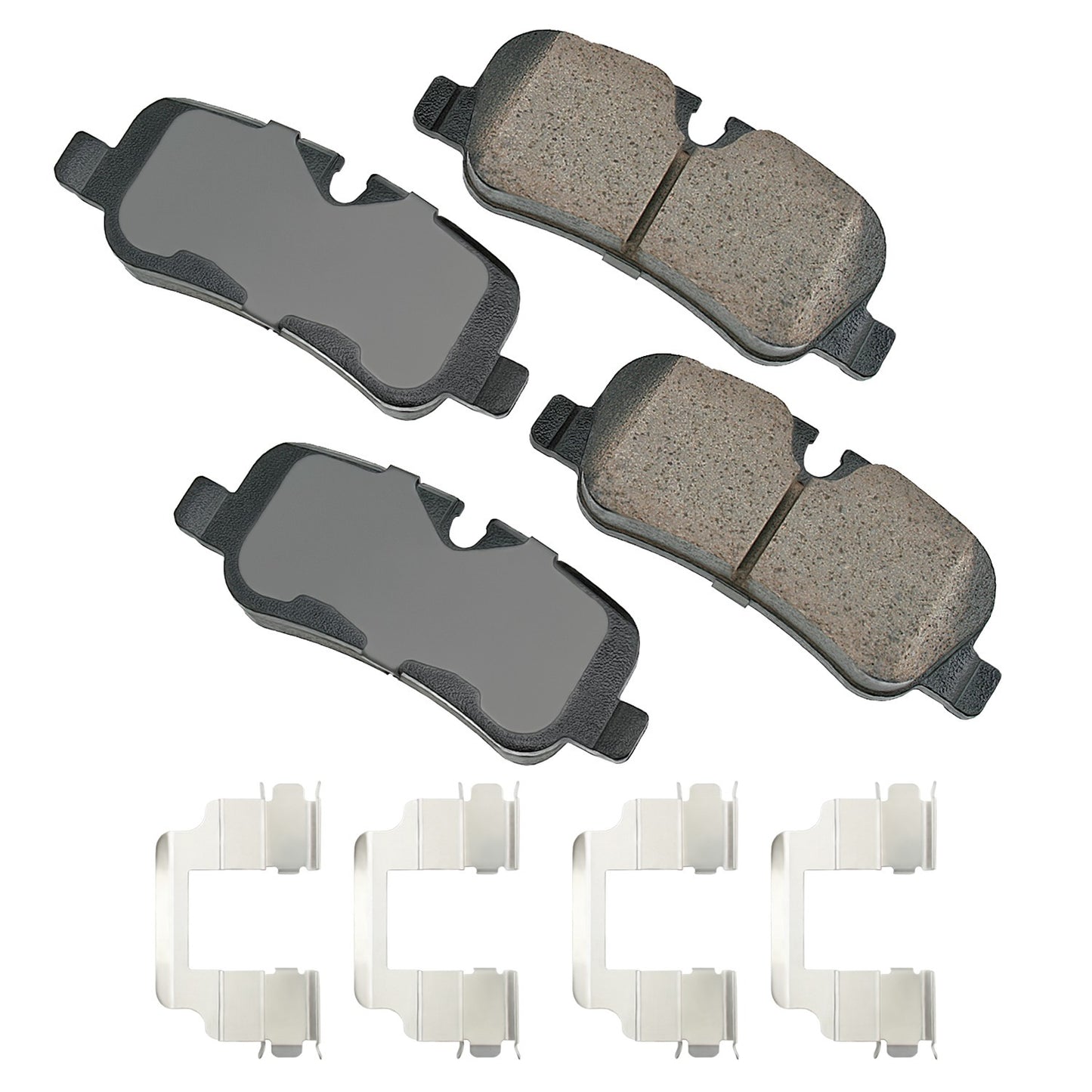 Akebono Brake Corporation Brake Pads Rear Land Rover LR3 05-09 AKEEUR1099A