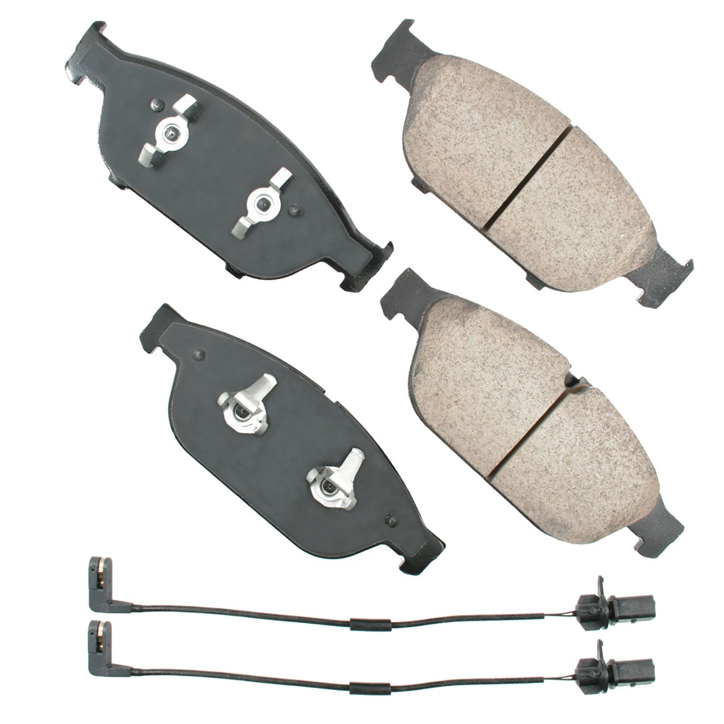 Akebono Brake Corporation Euro Ultra-Premium Brake Pads - Front MPN AKEEUR1549 For Audi 2011-2018