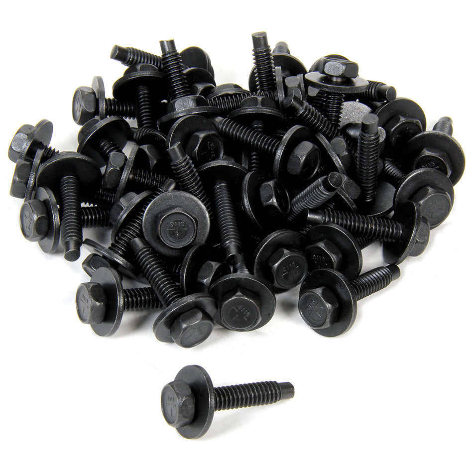 Allstar Performance Body Bolt 1-1/8in 50pk Black ALL16553-50