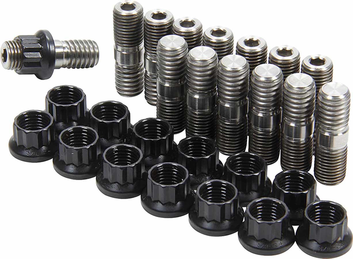 Allstar Performance Header Stud Kit Titanium MPN ALL17010 For Chevy