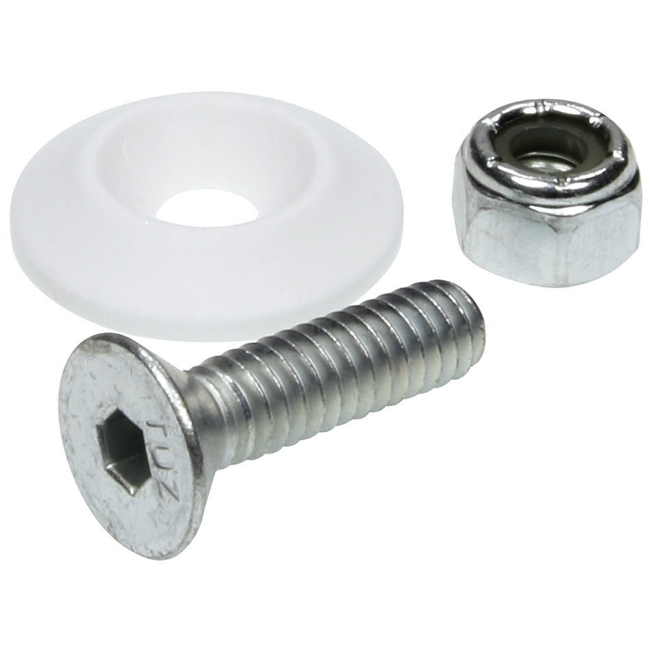 Allstar Performance Countersunk Bolt Kit White 10pk MPN ALL18681