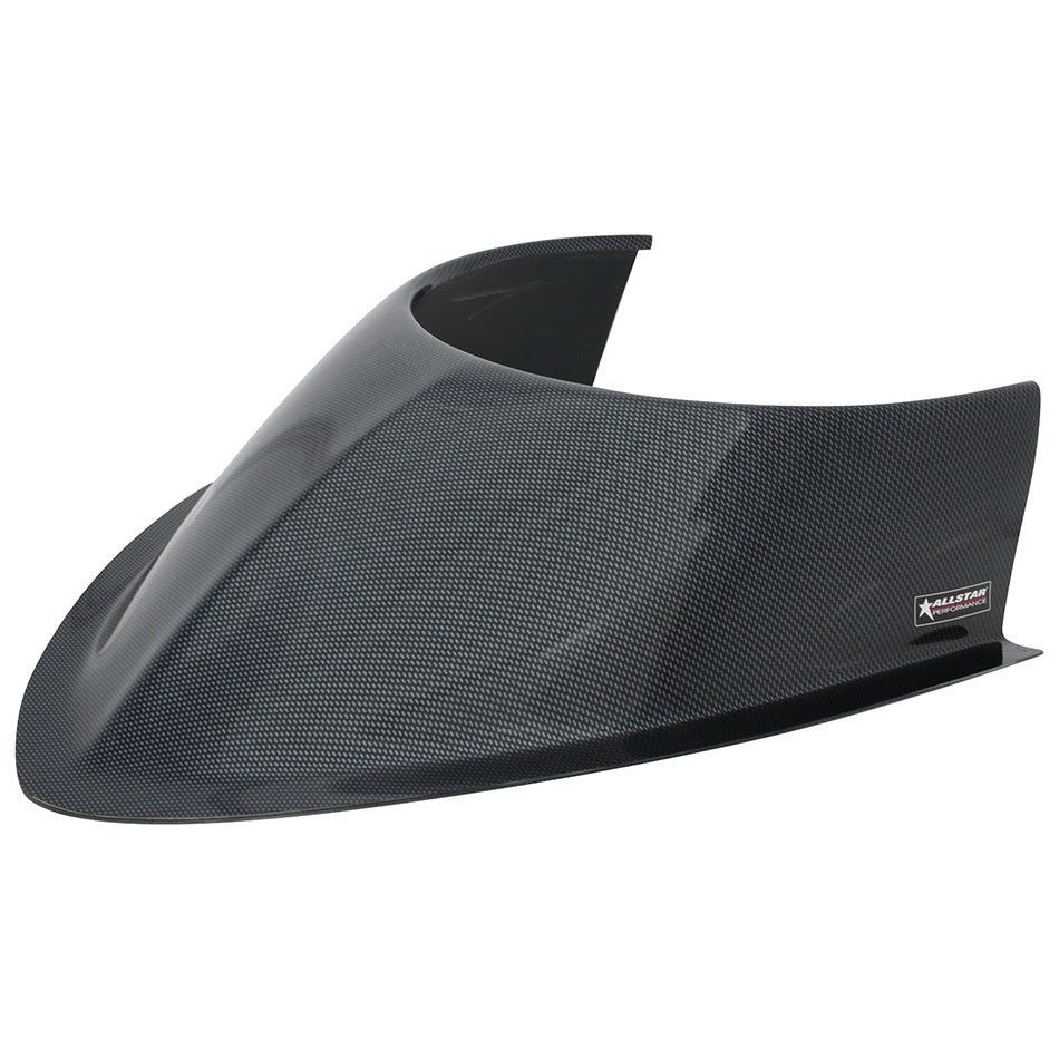 Allstar Performance Tapered Front Hood Scoop Long 5-1/2in Curved MPN ALL23249