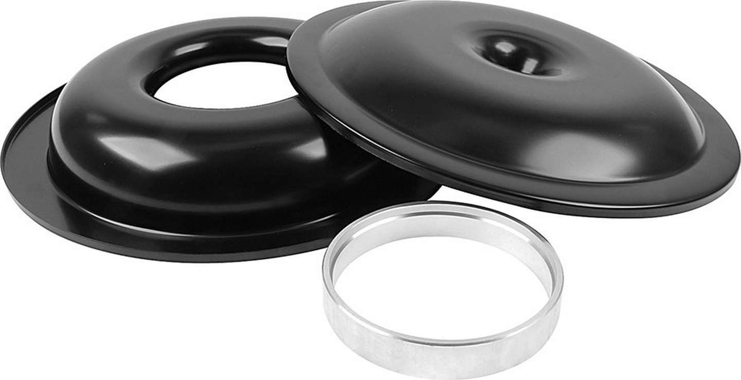 Allstar Performance LW 14in A/C Kit Black No Element 1in Spacer MPN ALL25903