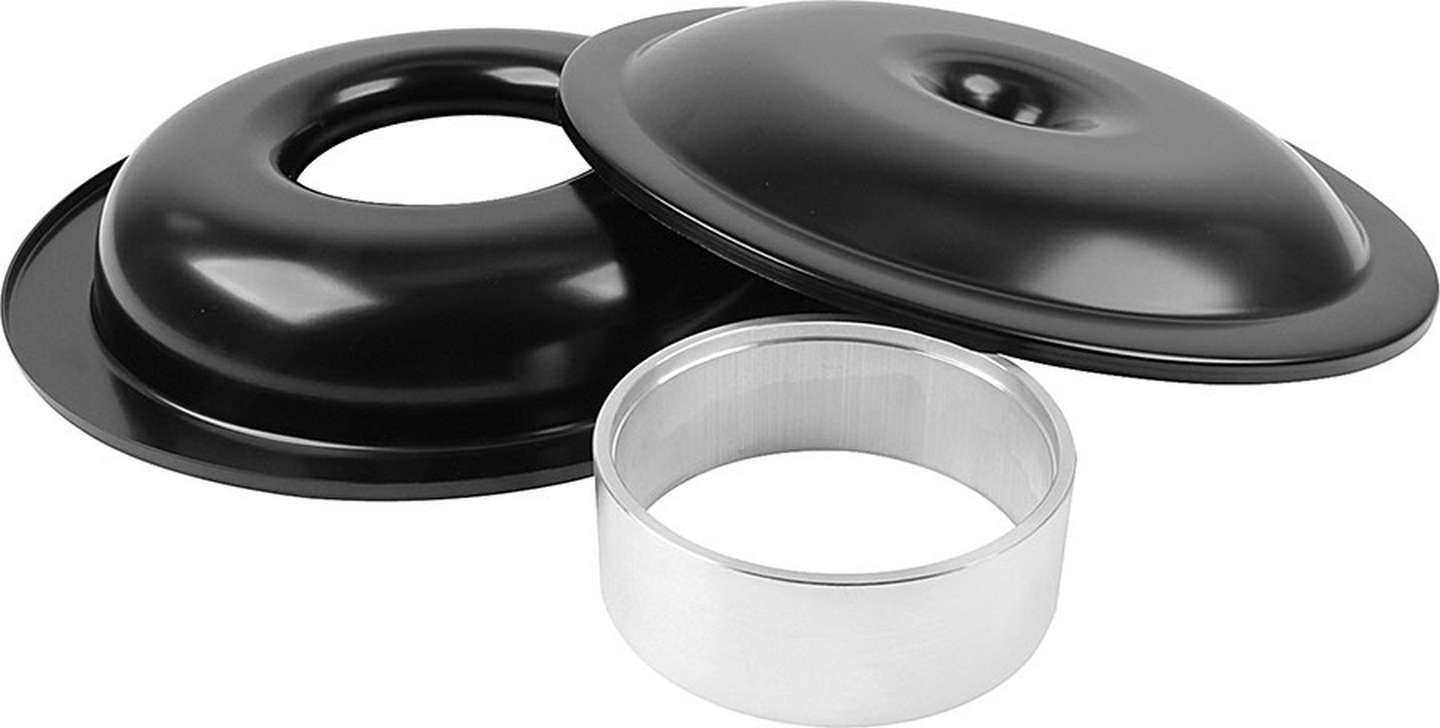 Allstar Performance LW 14in A/C Kit Black No Element 2in Spacer MPN ALL25907