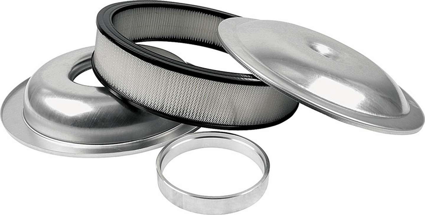 Allstar Performance LW 14in A/C Kit Plain 3-1/2in Paper Element MPN ALL25912