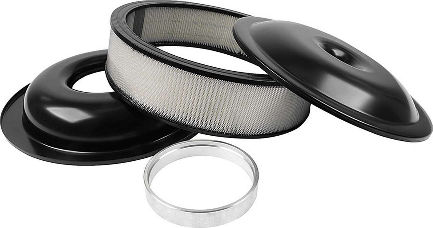 Allstar Performance LW 14in A/C Kit Black 3-1/2in Paper Element MPN ALL25913