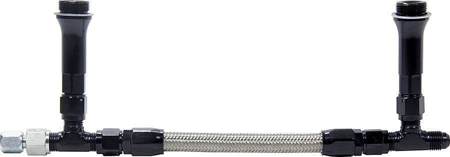 Allstar Performance Fuel Line Kit 9-5/16in Std Holley -6AN Black MPN ALL26164