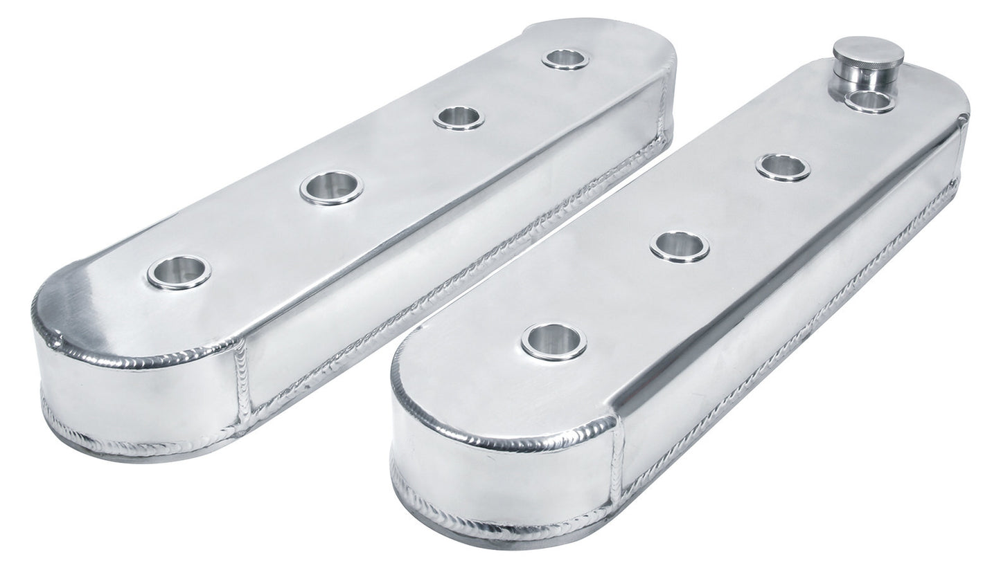 Allstar Performance Valve Covers LS Fab Aluminum w/o Coil Mount MPN ALL26210 For GM LS-Series