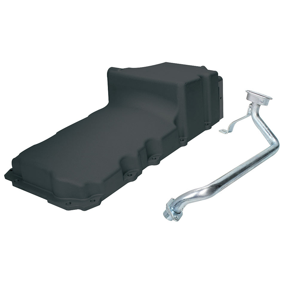 Allstar Performance LS Oil Pan Cast Alum Black MPN ALL26241 For GM LS-Series