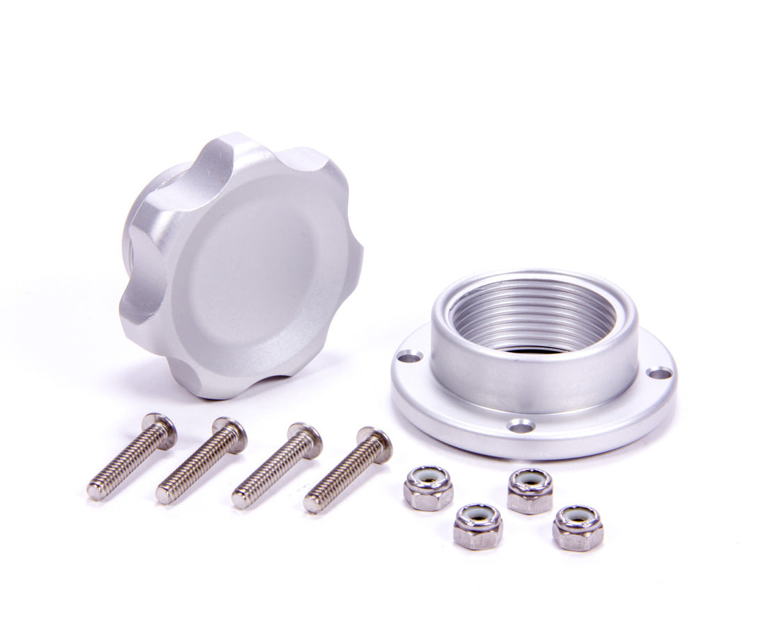 Allstar Performance Filler Cap Silver with Bolt-In Alum Bung Small MPN ALL36180