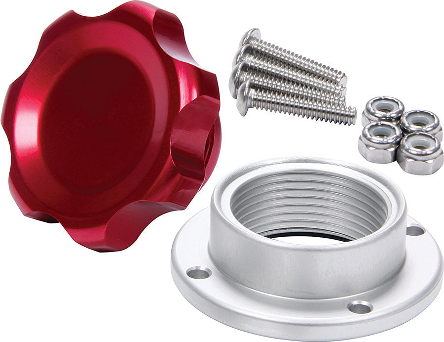 Allstar Performance Filler Cap Red with Bolt-In Alum Bung Small MPN ALL36182