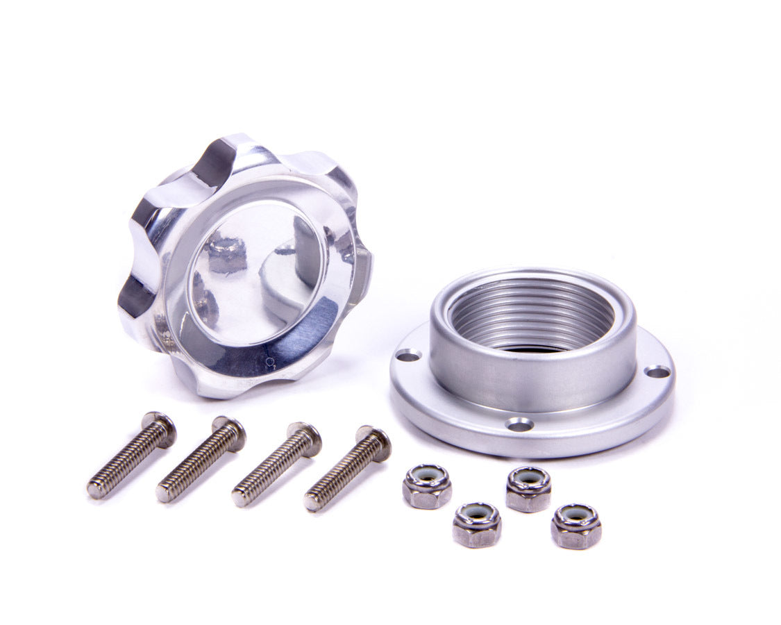 Allstar Performance Filler Cap Polished with Bolt-In Alum Bung Small MPN ALL36183