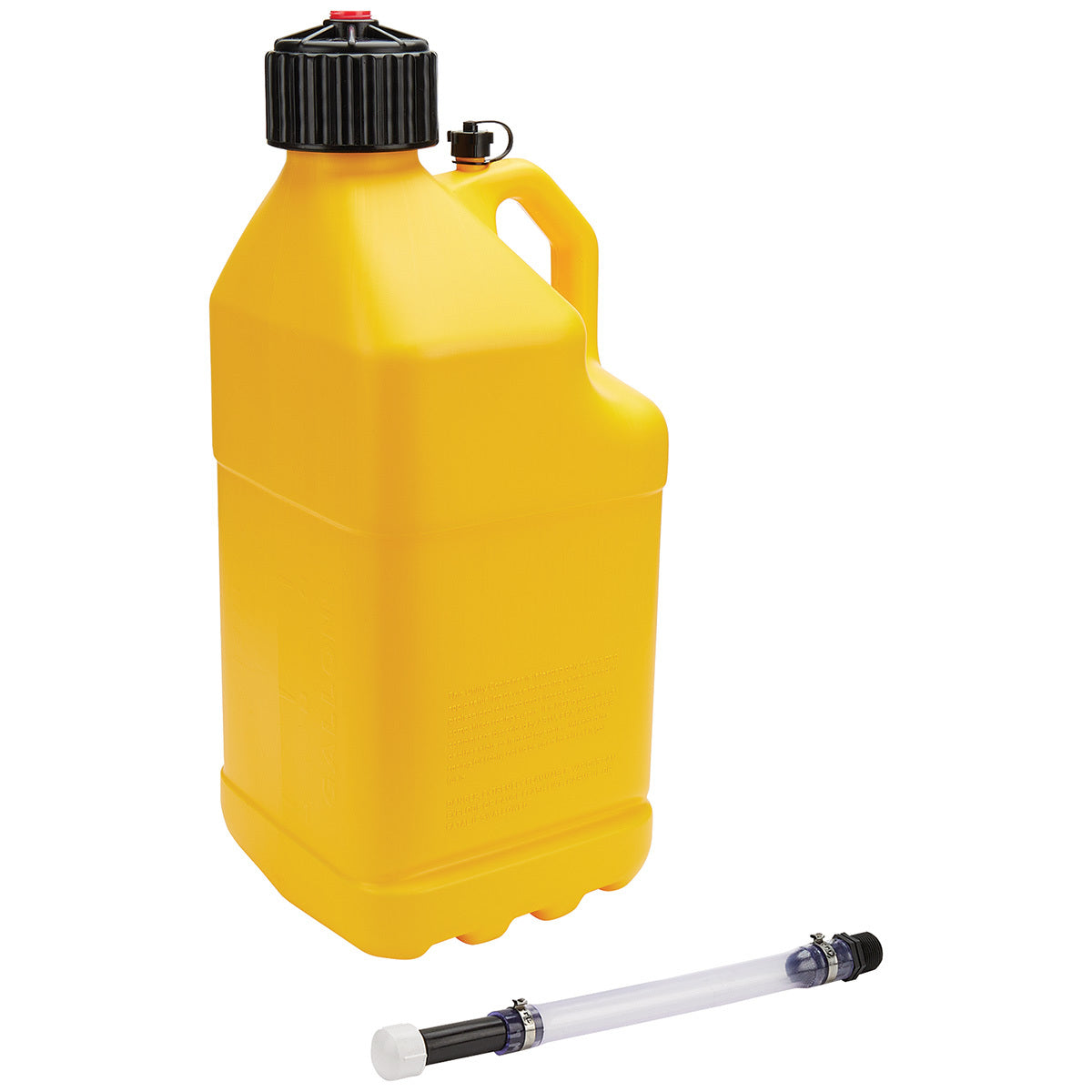 Allstar Performance Utility Jug 5 Gal w/Filler Hose Yellow ALL40123