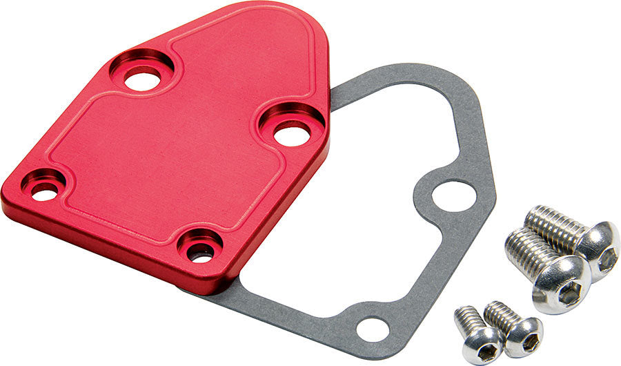 Allstar Performance SBC F/P Block Off Plate Red ALL40302