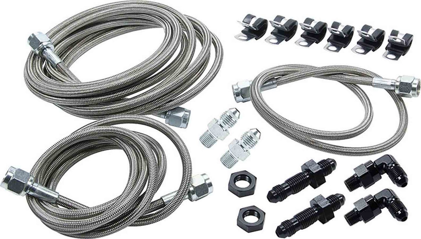 Allstar Performance Front End Brake Line Kit LM Aftermarket Calipers MPN ALL42062 Dirt Late Model
