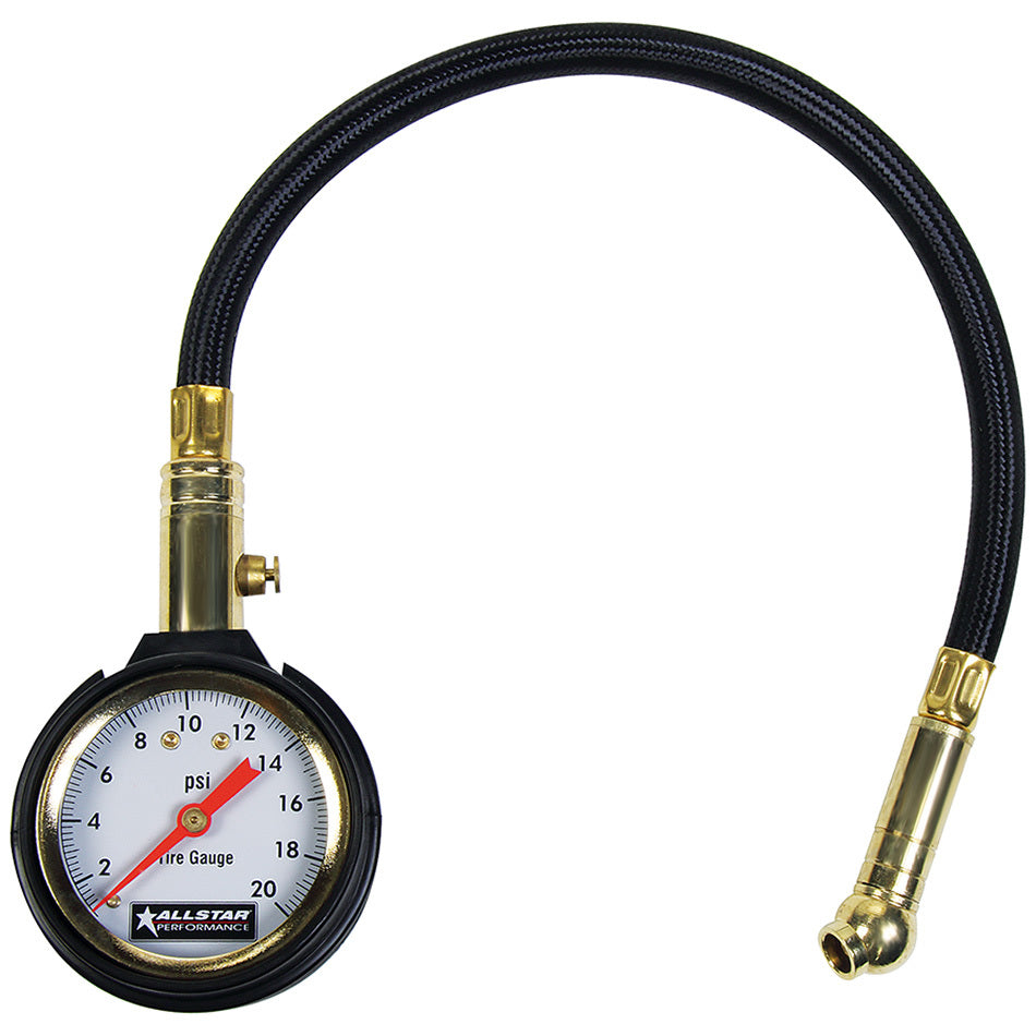 Allstar Performance Tire Pressure Gauge 0-20 PSI ALL44076