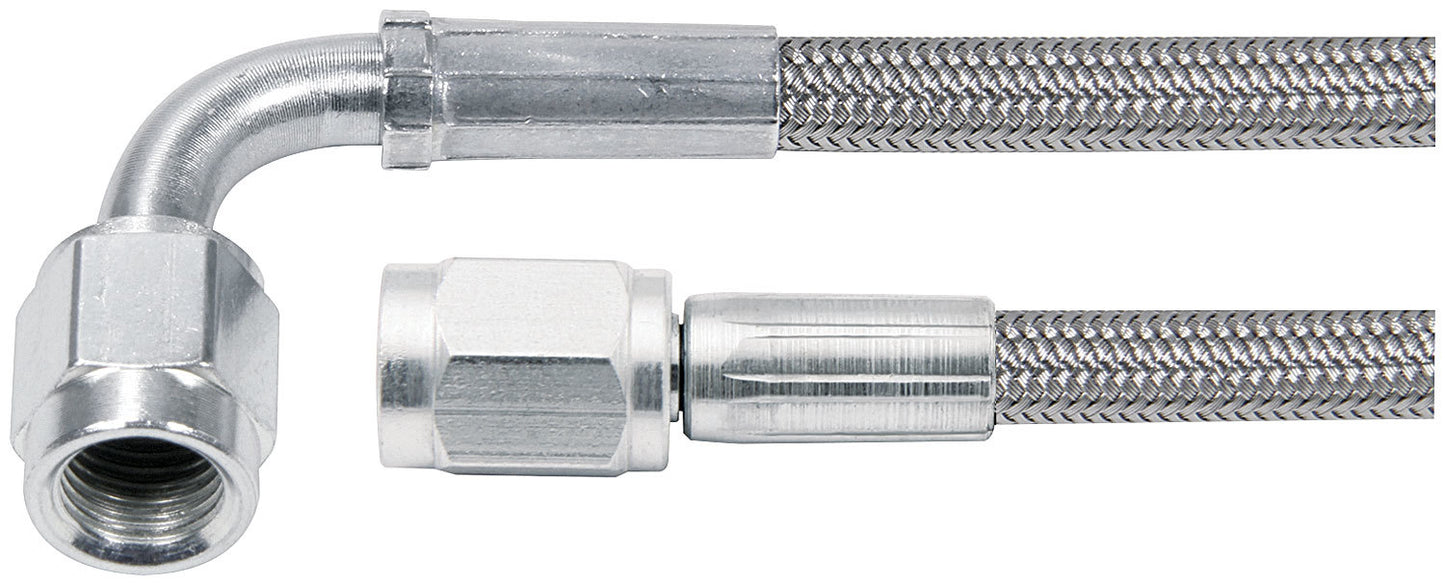 Allstar Performance 18in #3 Line -3 Str/-3 90 Deg Tube Style ALL46304-18