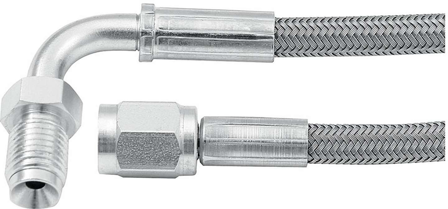 Allstar Performance 36in #3 Line -3 Str/90 Deg 3/8-24 Inv Flr MPN ALL46332-36