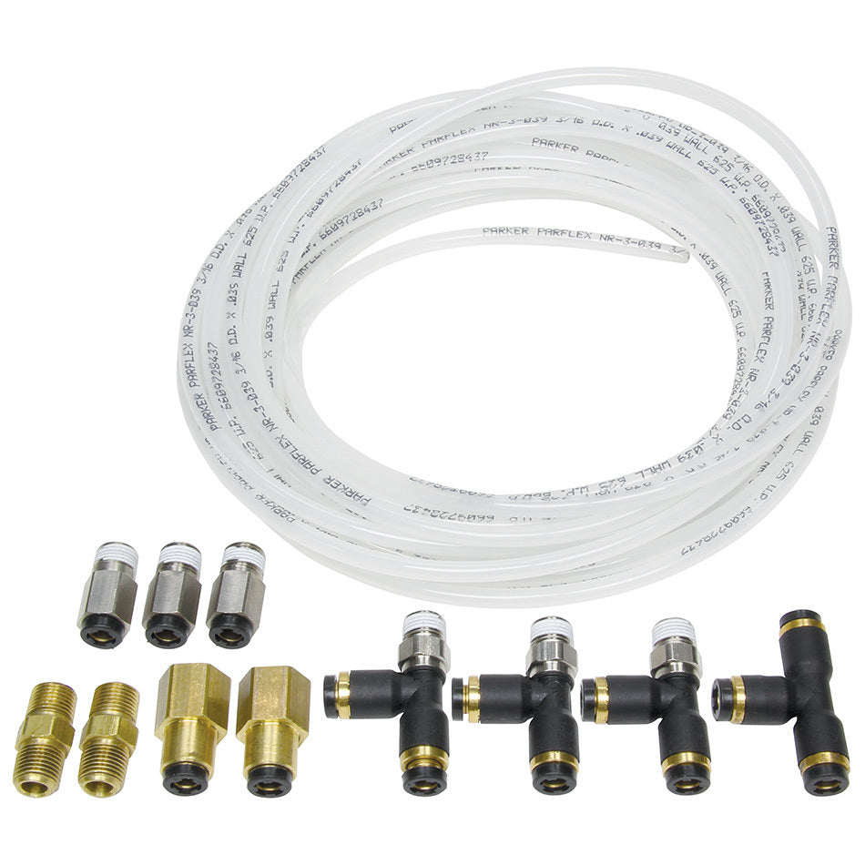 Allstar Performance Nylon Brake Line Kit for use w/ Gauges MPN ALL48019 For Universal use