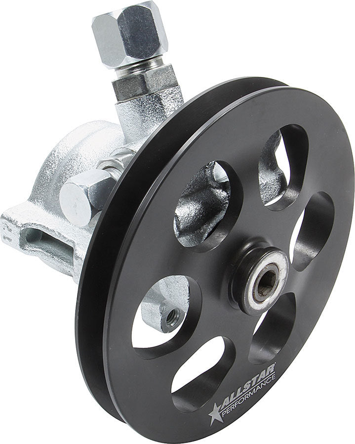 Allstar Performance Power Steering Pump with 1/2in Wide Pulley MPN ALL48252 For GM