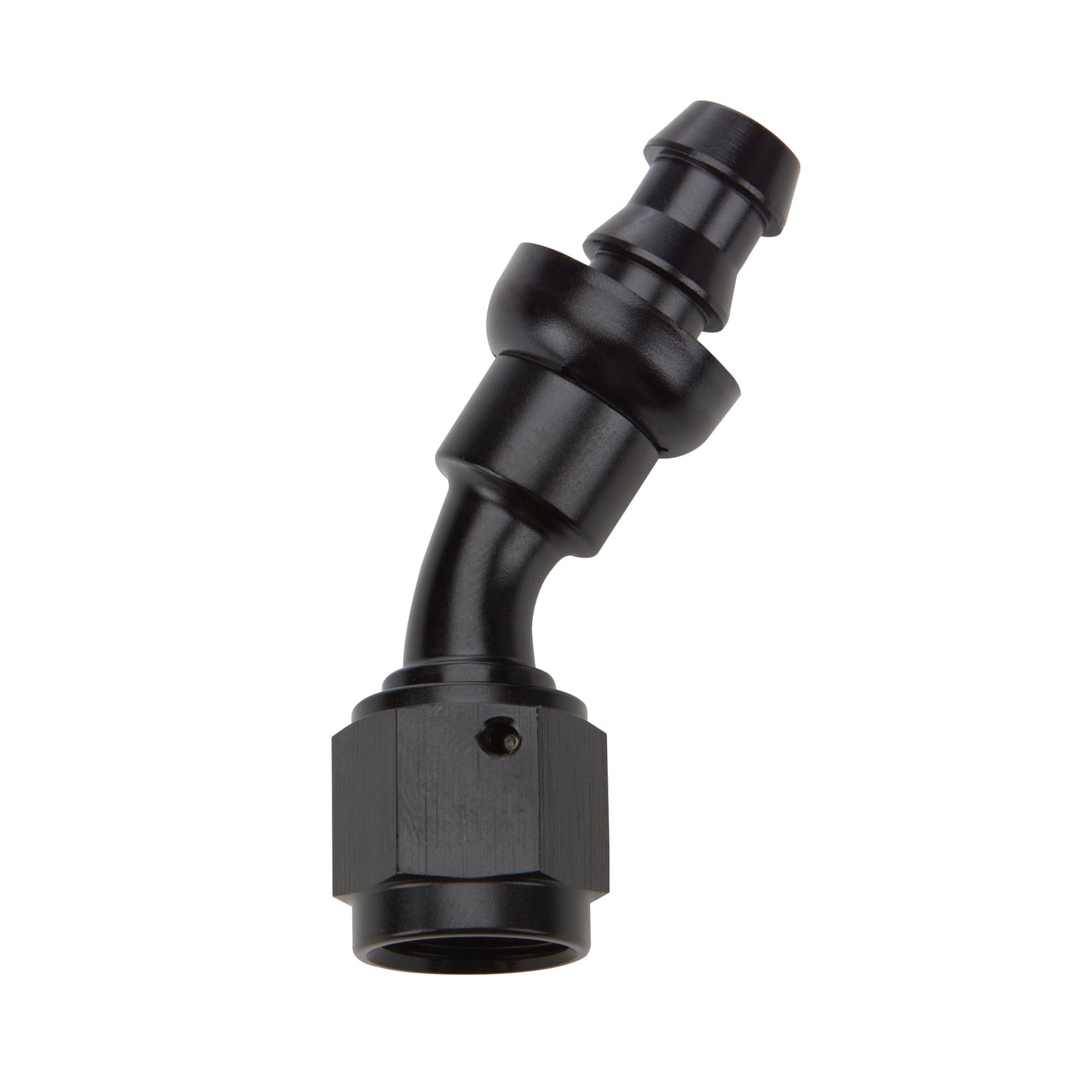 Allstar Performance Pushlock Hose End Black 30 Deg Elbow -10 MPN ALL49424