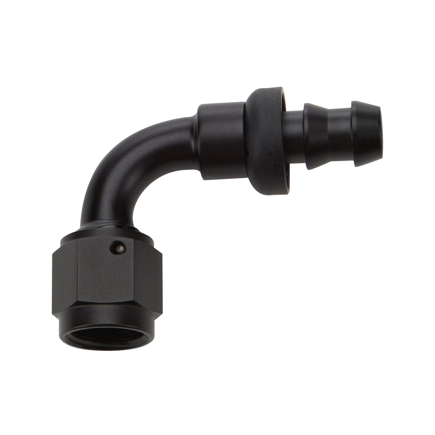 Allstar Performance Pushlock Hose End Black 90 Deg Elbow -16 MPN ALL49456