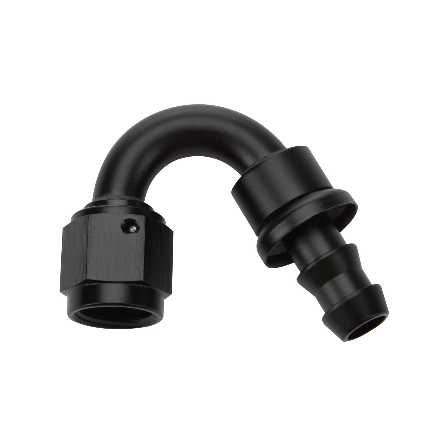 Allstar Performance Pushlock Hose End Black 150 Deg Elbow -12 MPN ALL49475