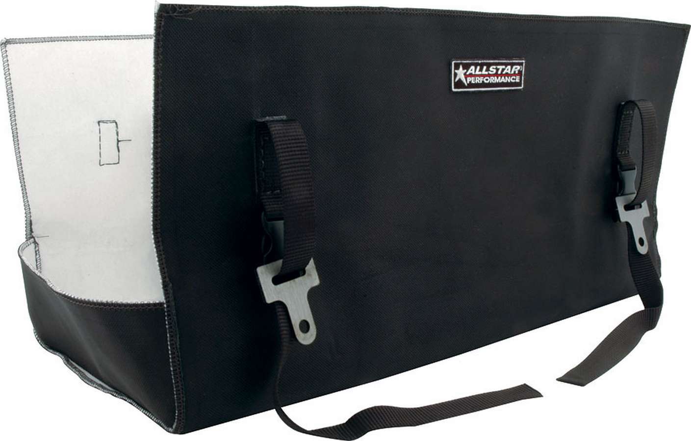 Allstar Performance Engine Diaper Black Non SFI MPN ALL69011 For Universal use