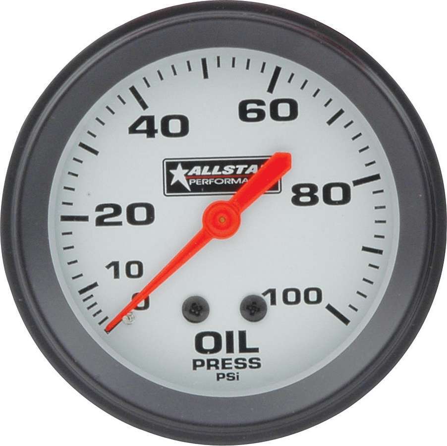 Allstar Performance Oil Pressure Gauge 0-100PSI 2-5/8in MPN ALL80095