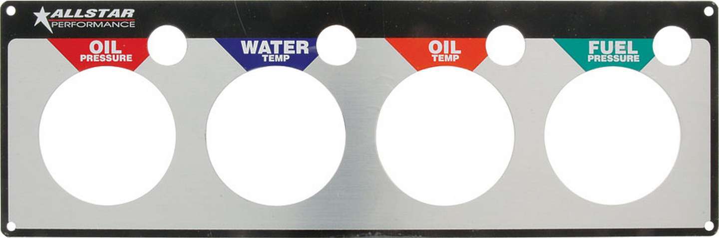 Allstar Performance Repl 4 Gauge Panel OP/WT/OT/FP MPN ALL80128