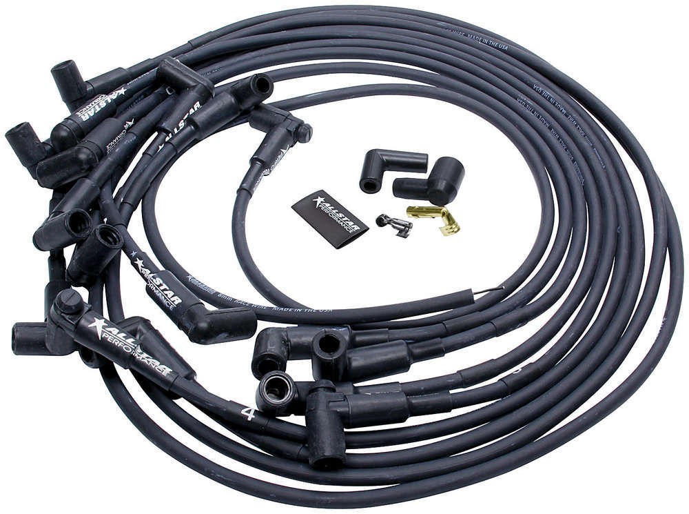 Allstar Performance Spark Plug Race Wire Set Under Header w/o Sleeve MPN ALL81365 For Chevy