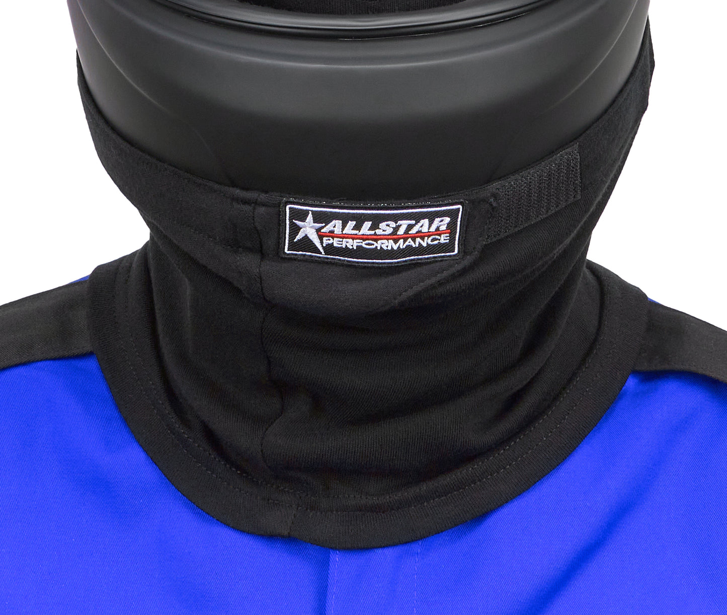 Allstar Performance Helmet Skirt Non-SFI Single Layer Black MPN ALL929010