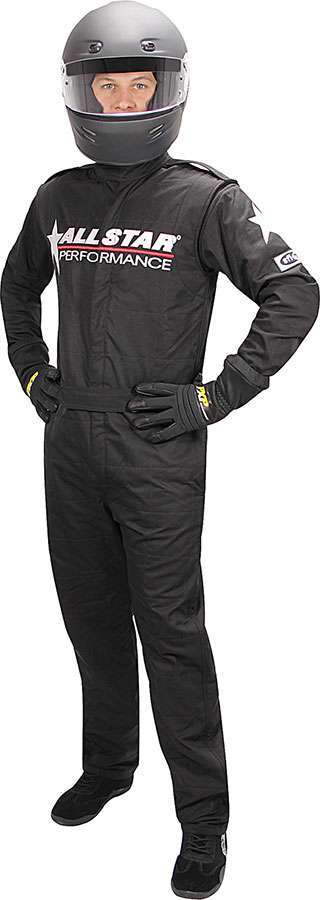 Allstar Performance Allstar Race Suit Black Med Discontinued ALL99850