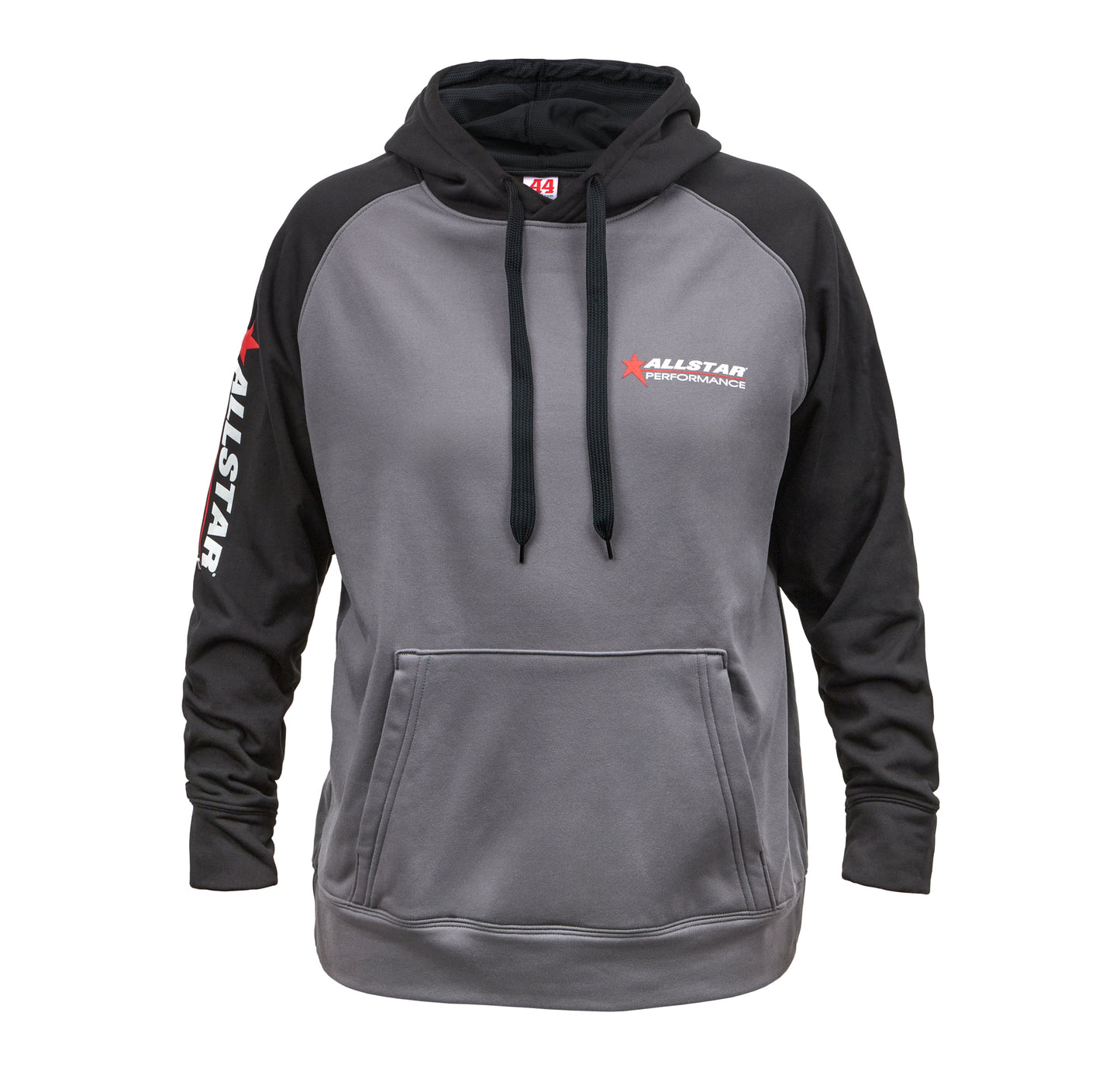 Allstar Performance Allstar Hooded Sweatshirt Lg Silver/Blk ALL99916L